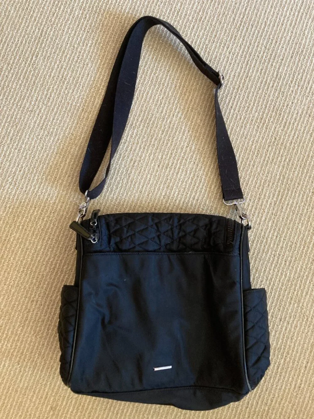 Rebecca Minkoff Jude Quilted Nylon Baby Diaper Bag $295 Black - #2221
